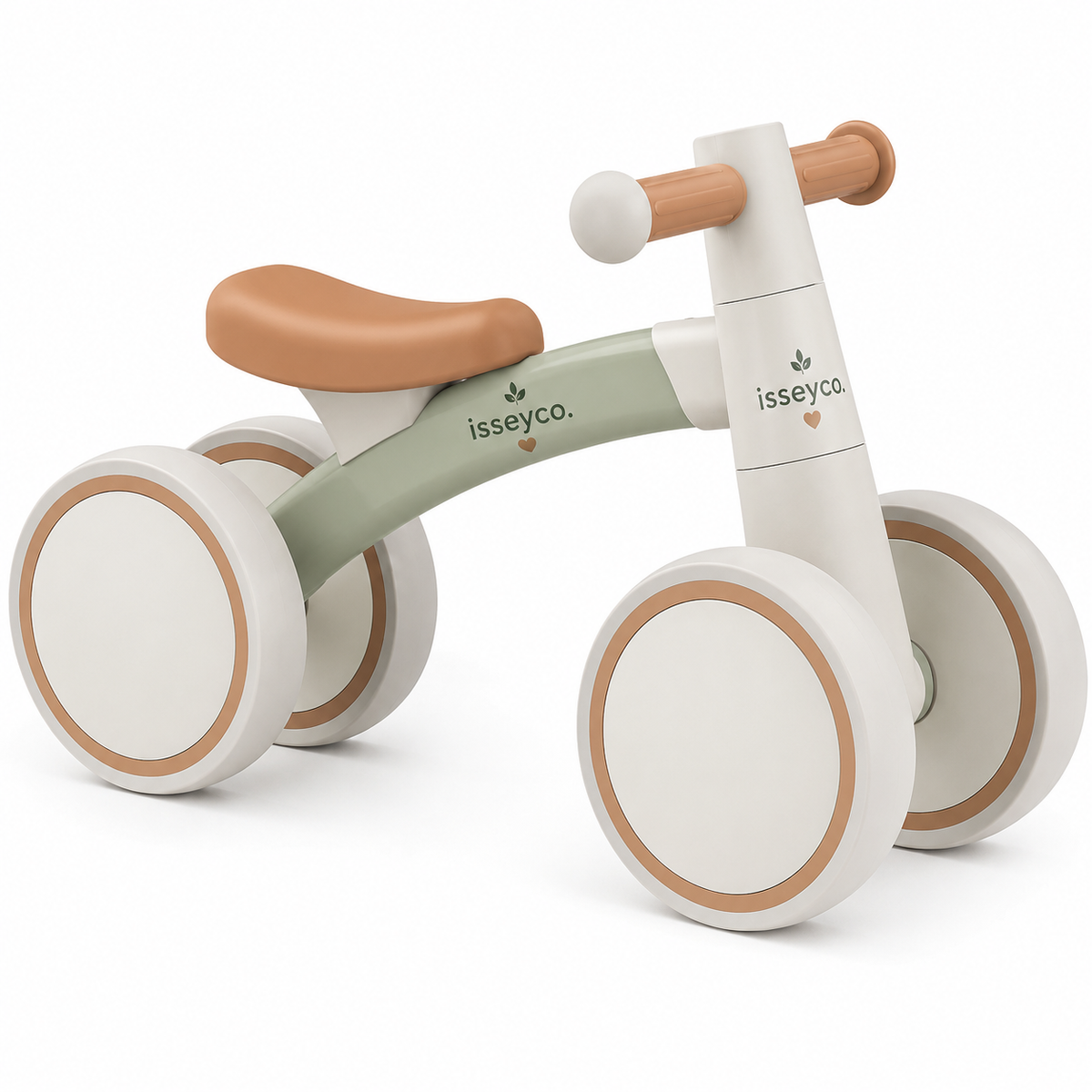 Isseyco™ My First Ride 4-Wheel Balance Bike for Toddlers
