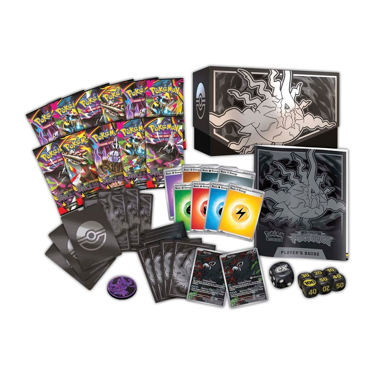 Pokémon TCG Mega Evolution Pitch Black Elite Trainer Box – Pokémon Center Edition