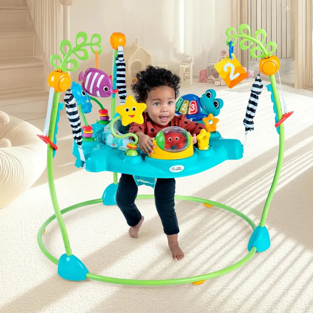 Adjustable Baby Activity Jumper with Interactive Play