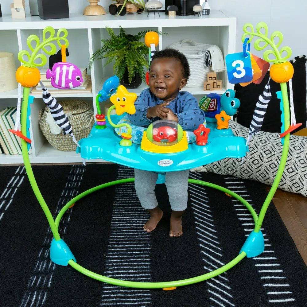 Adjustable Baby Activity Jumper with Interactive Play